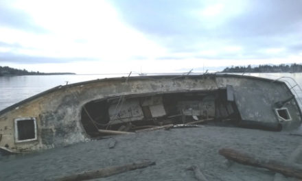 Derelict Boats Removed from Cadboro Bay Beach